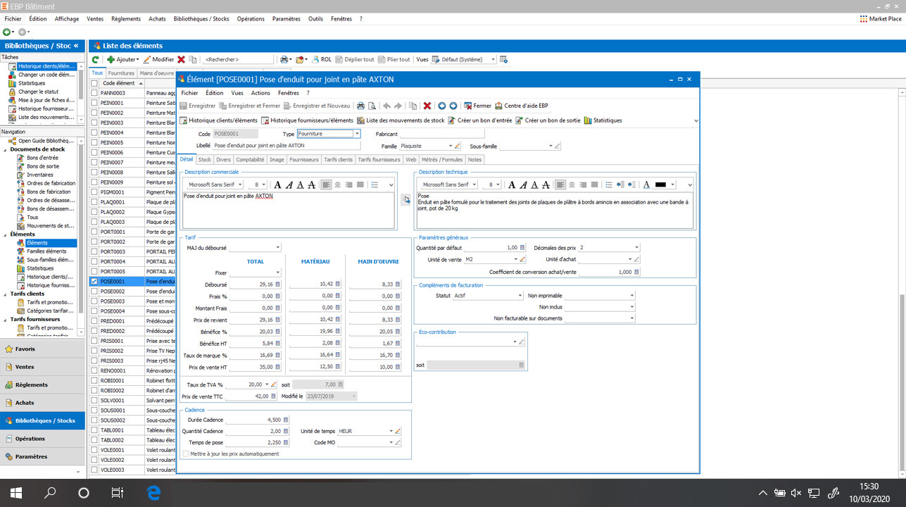 Ebp Logiciel Batiment Entreprise Btp